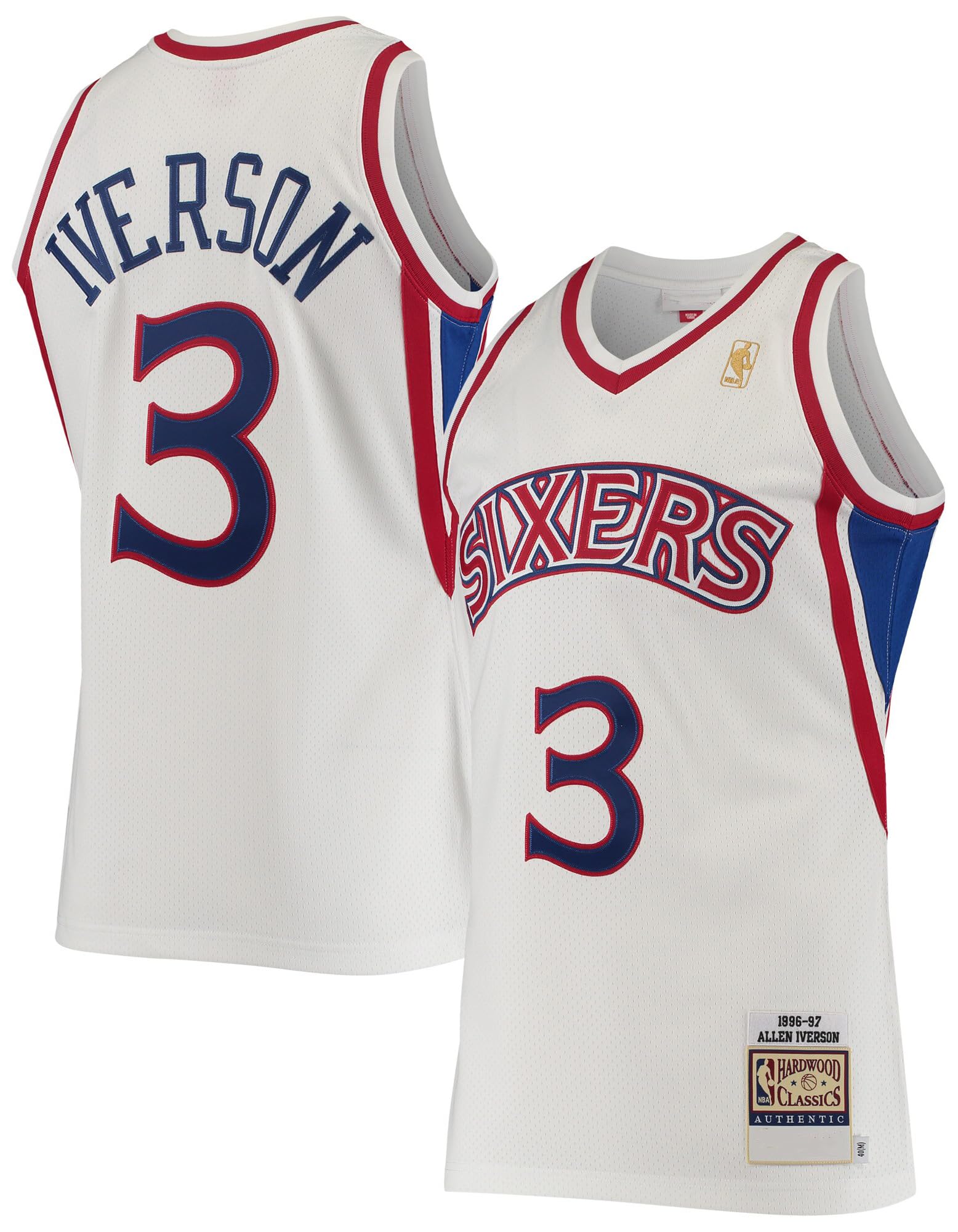 OuterstuffAllen Iverson Philadelphia 76ers White Youth 8-20 Hardwood Classic Soul Swingman Player Jersey