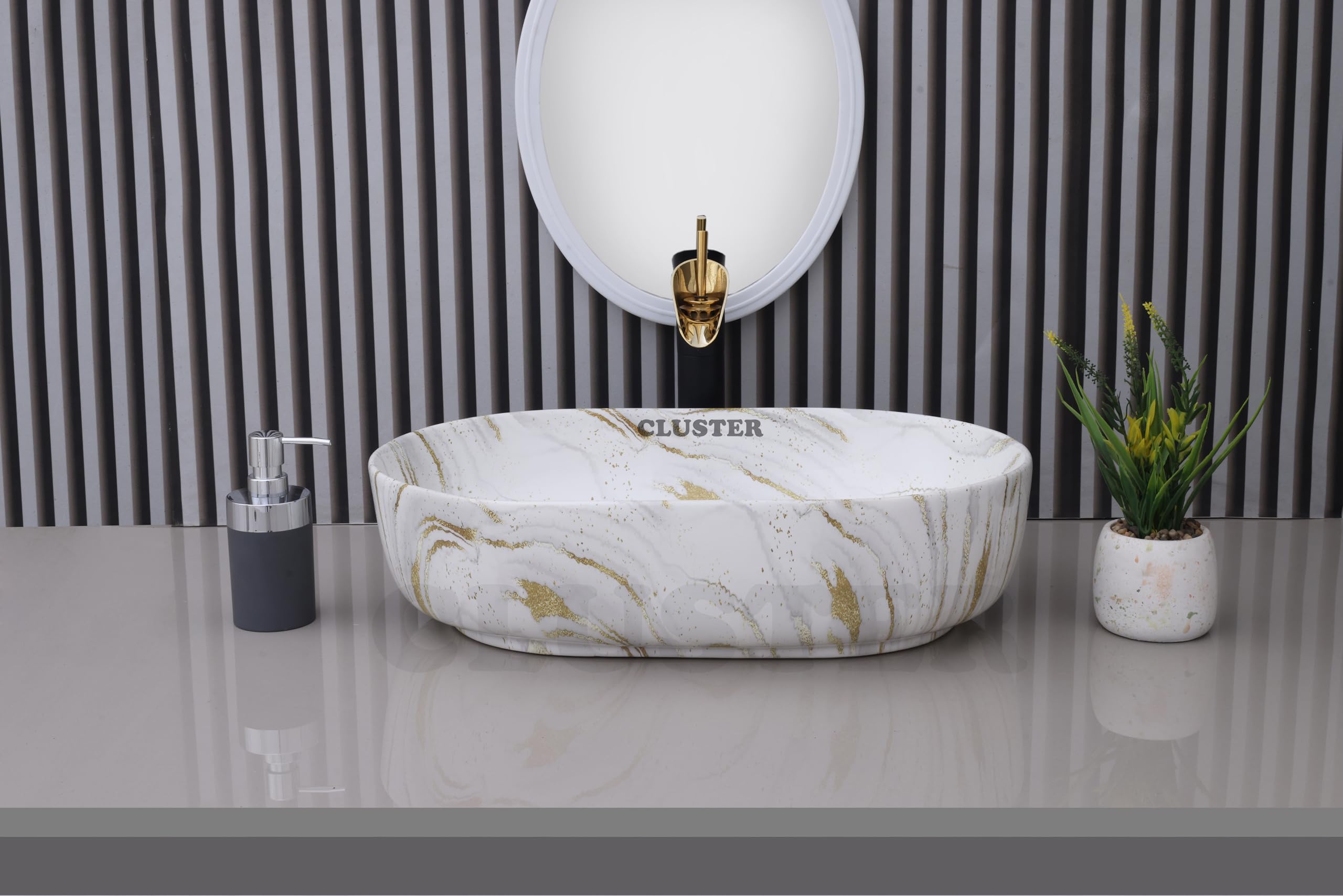 Cluster Designer Wash Basin - Ceramic Sink for Bathroom -11 Cluster Designer Wash Basin - Ceramic Sink for Bathroom -11