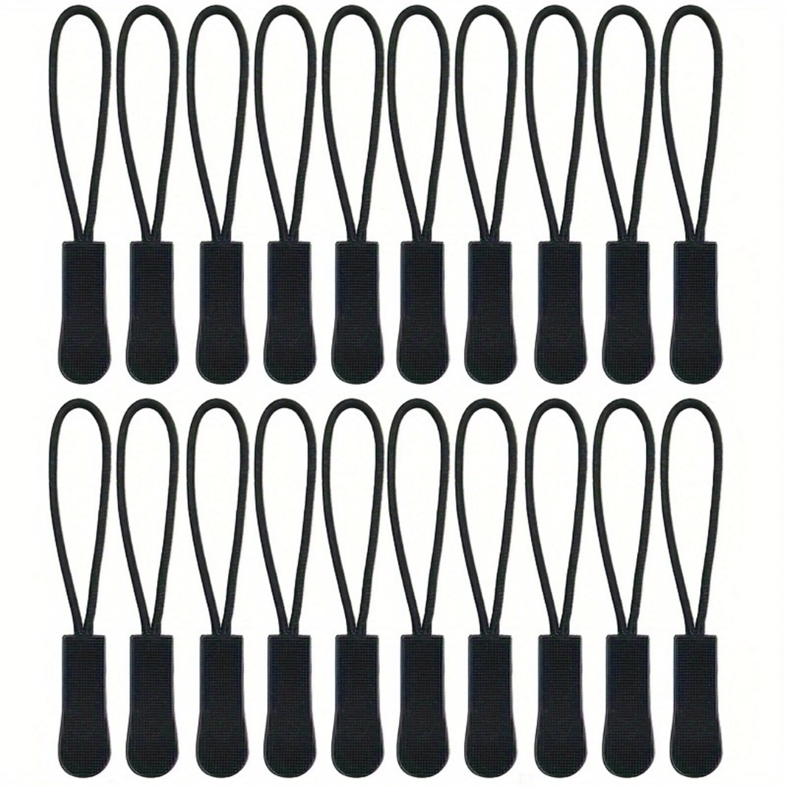 Zips for Sewing 20PCS Zipper Head Rope, Hanging, Disassembly Pulling Sewing Supplies