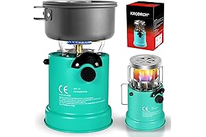 2 In 1 Portable Propane Heater Stove with Automatic Igniter