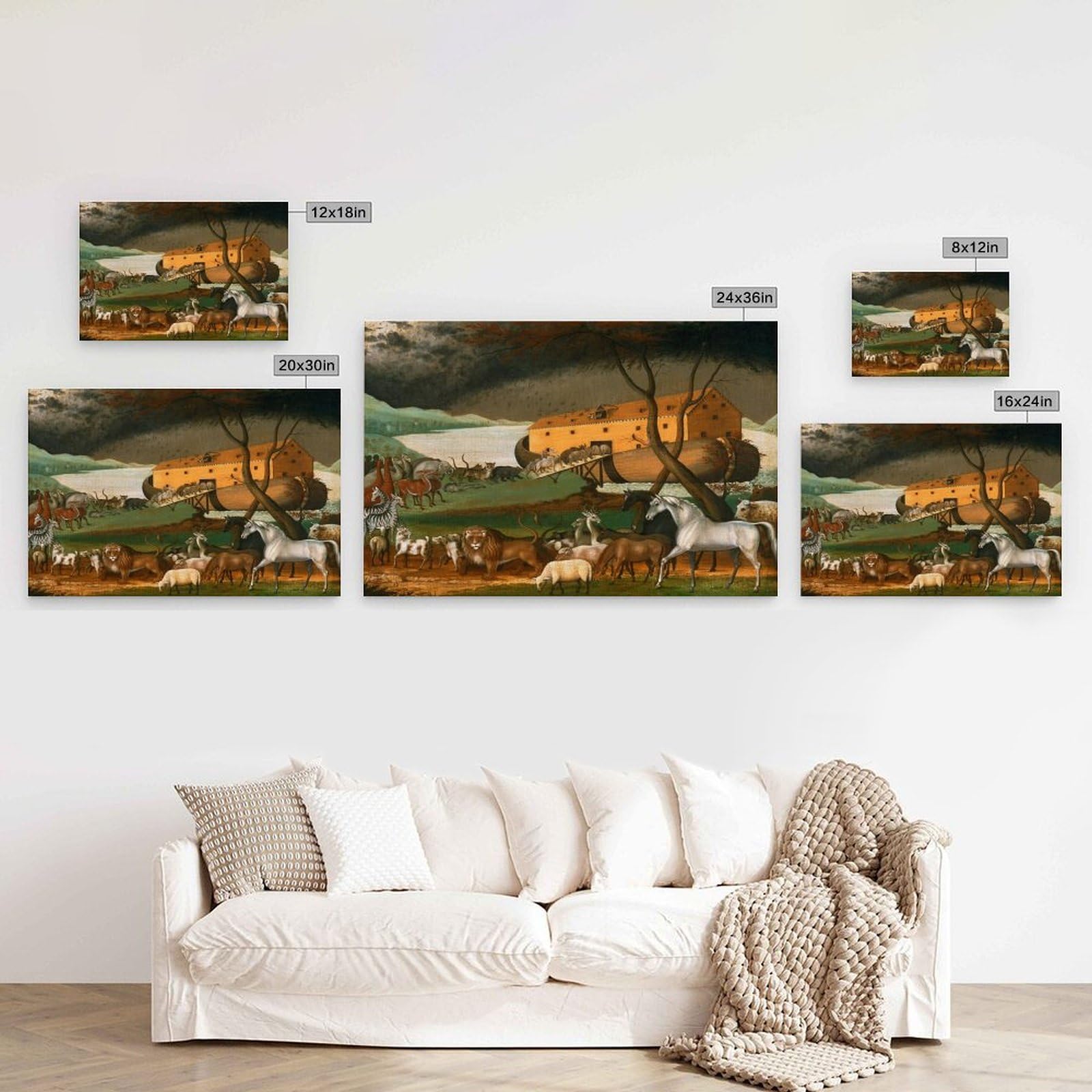 Noah's Ark, 1846 By Edward Hicks Print By Vintage Educational