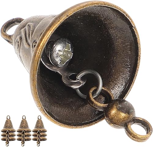 Miniatura 3 de MAGICLULU 11pcs mini cascabeles decorativos campanas colgantes árbol de Navidad para decoración del festival de Navidad