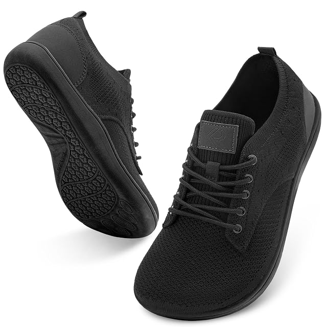 relxfeet Mens Dress Sneakers Fashion Oxfords Business Casual Shoes Wide Toe Box Barefoot Zero Drop Walking Shoes