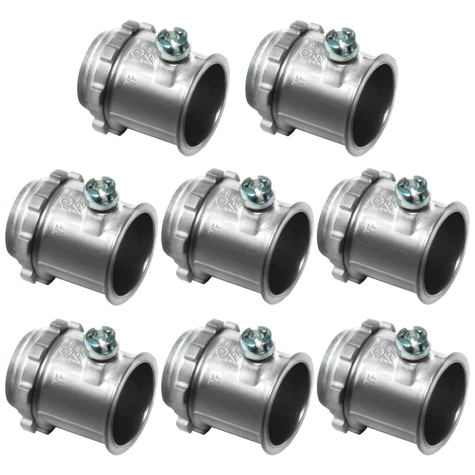 EMT Set Screw Connectors - UL Listed, 50 Pack -12