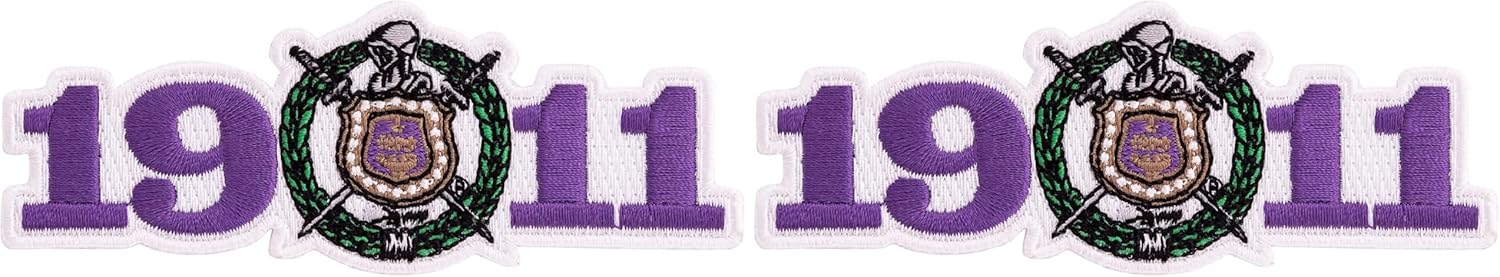 Desert Cactus Omega Psi Phi Patch – Embroidered Iron On/Sew On Applique for Blazers, Jackets, Backpacks, Bags, Hats & Tactical Gear – OPP Omega Ques (Design E) (Pack of 2)
