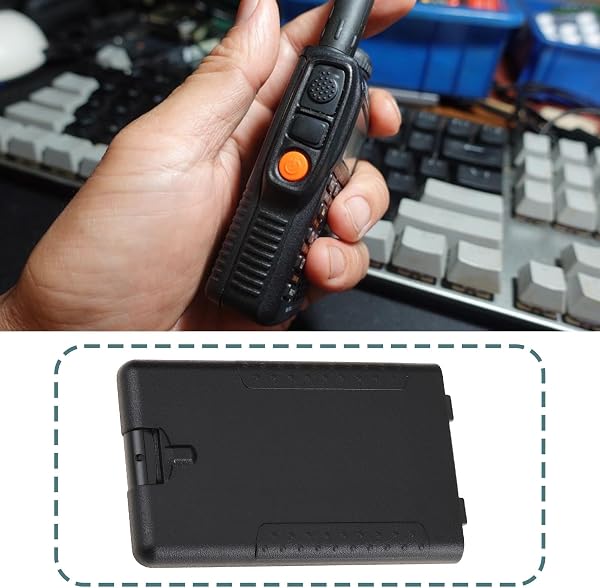 Estuche para Pilas AA FBA-25A Compatible con YAESU FT60R VX-170 VX-150 Radioaficionados Bidireccionales con Soporte para 6 Pilas AA - 2