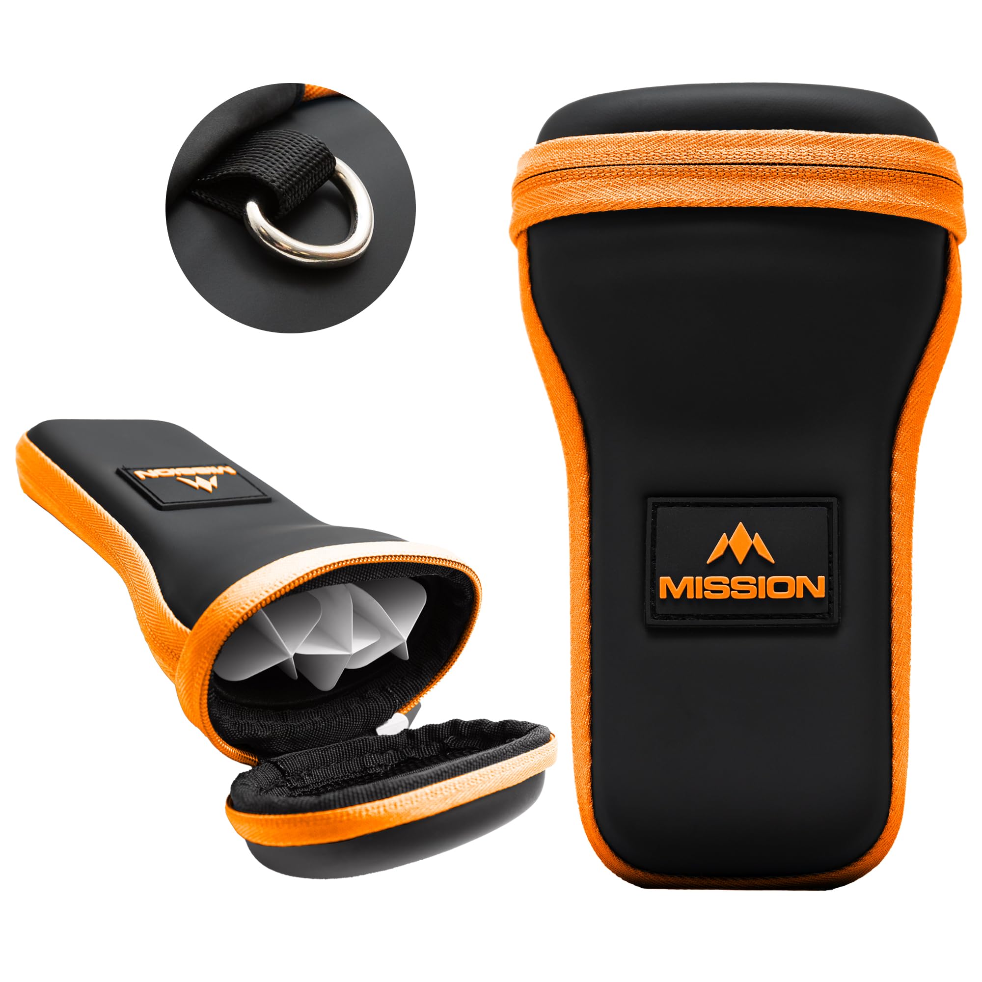 Mission Darts | Kapsule | EVA Case | Multiple Colour Options | Darts Case/Storage Wallet. (Orange)