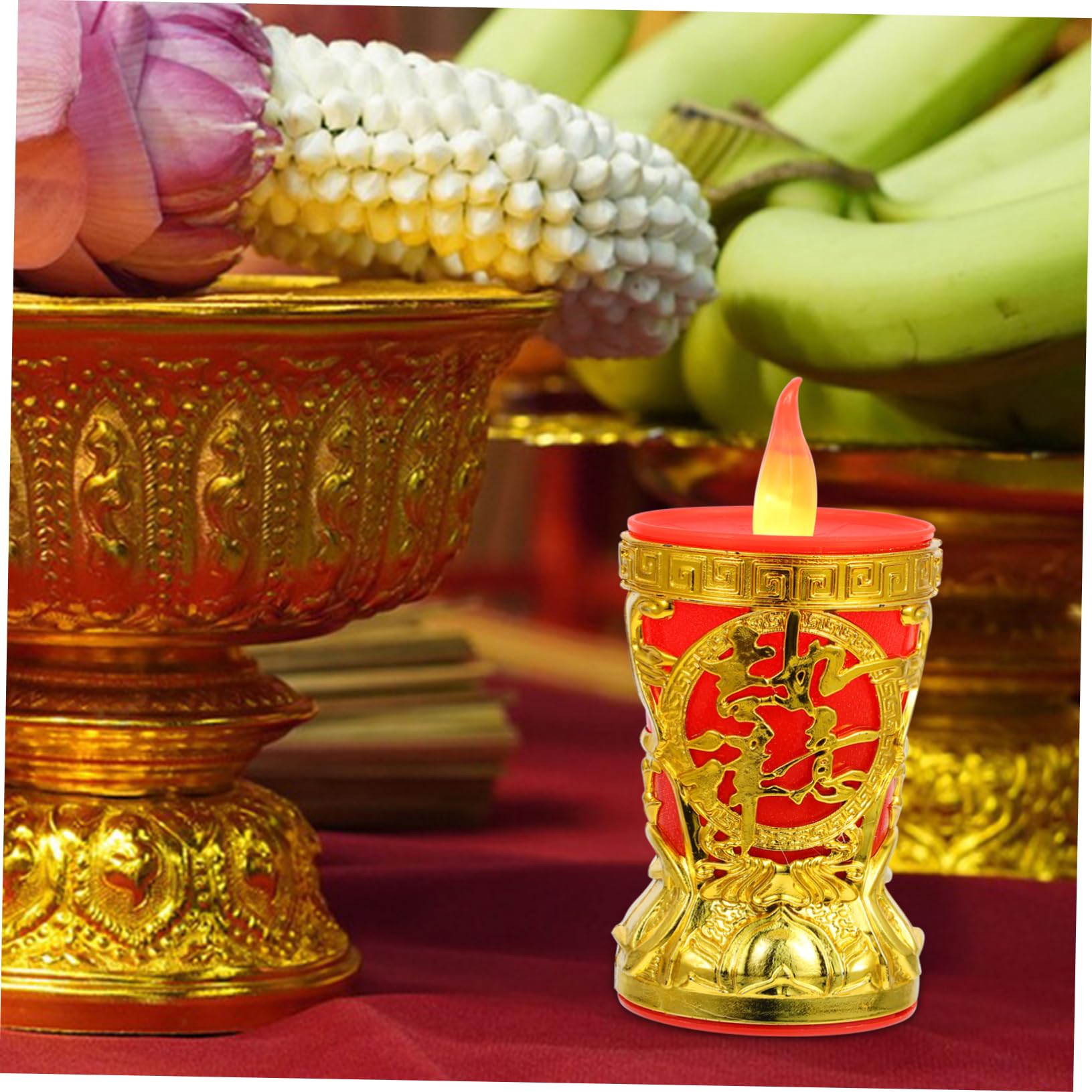 Amazon.co.jp: 犠牲 ろうそく 中国 祭壇 ろうそく ライト 中国