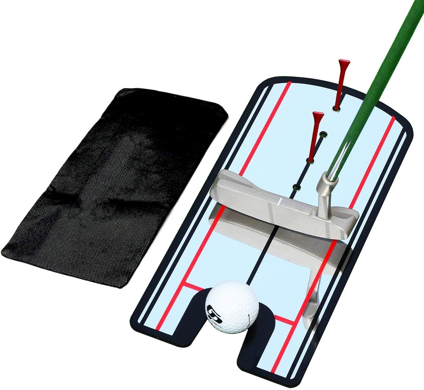 TimeBus Golf Putting Alignment Mirror, Perfect Golf Training Aid to Correct Putting Posture for Golf Beginners and Enthusiasts