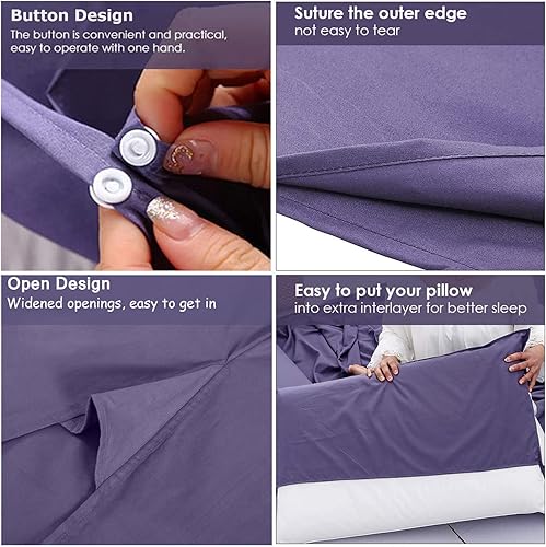 Miniatura 2 de Forro para saco de dormir, ligero portátil, suave hoja de viaje y camping, con bolsa compacta y de transporte, para viajes, hotel