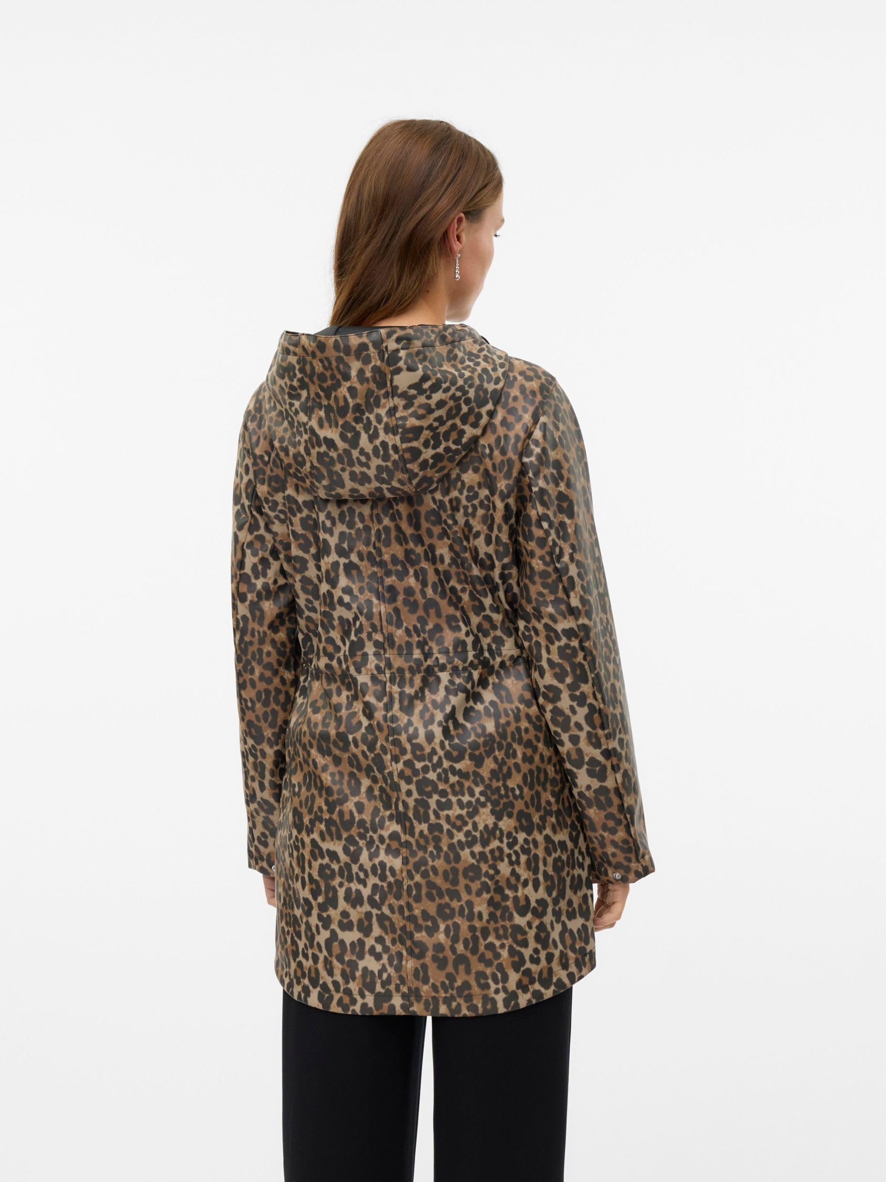 VERO MODA Vmmalou Coated Printed Jacket Noos Vmmalou - Chaqueta estampada con revestimiento Mujer (Pack de 1)