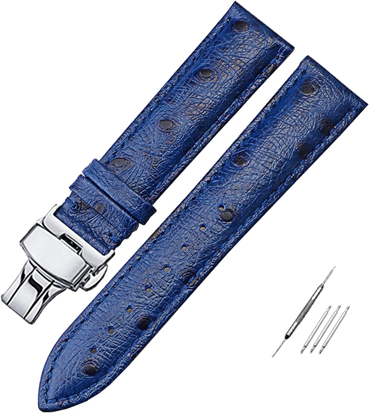 Bracciale Pelle 12mm 22mm Cinturini Orologio In Pelle - Multiple Misure 12-22mm Per Uomo E Donna Cinghia Ricambio Orologio - Foto 5