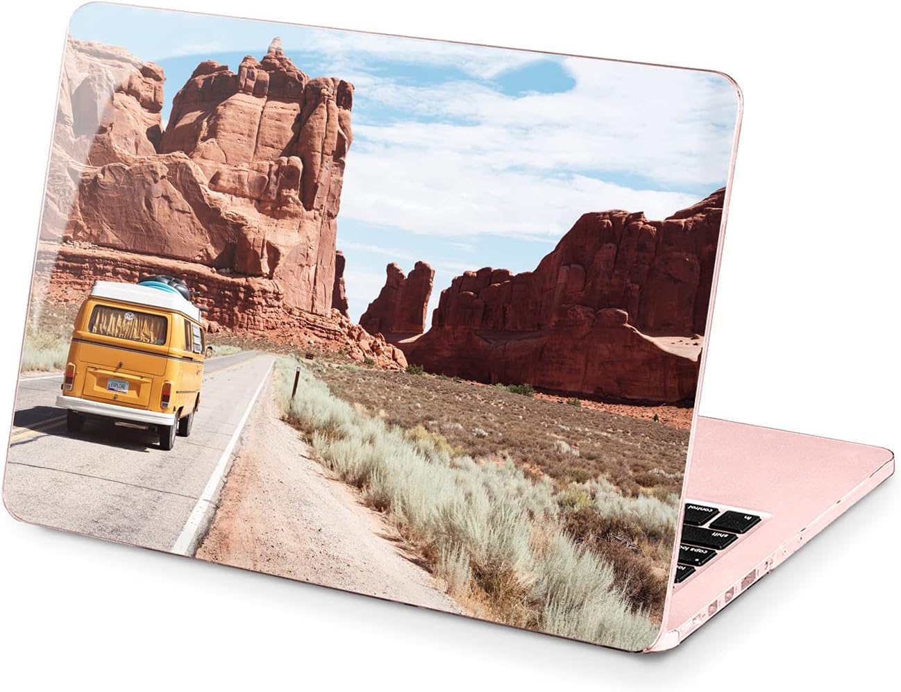 Hard Case Compatible for MacBook Pro 16 14 M3 M2 2023 M1 Pro 13 2022 Air 13 2021 Retina 2020 Mac 11 12 Laptop Design Realistic Nature Cover Protective Grand Canyon Yellow Rock Arizona Print