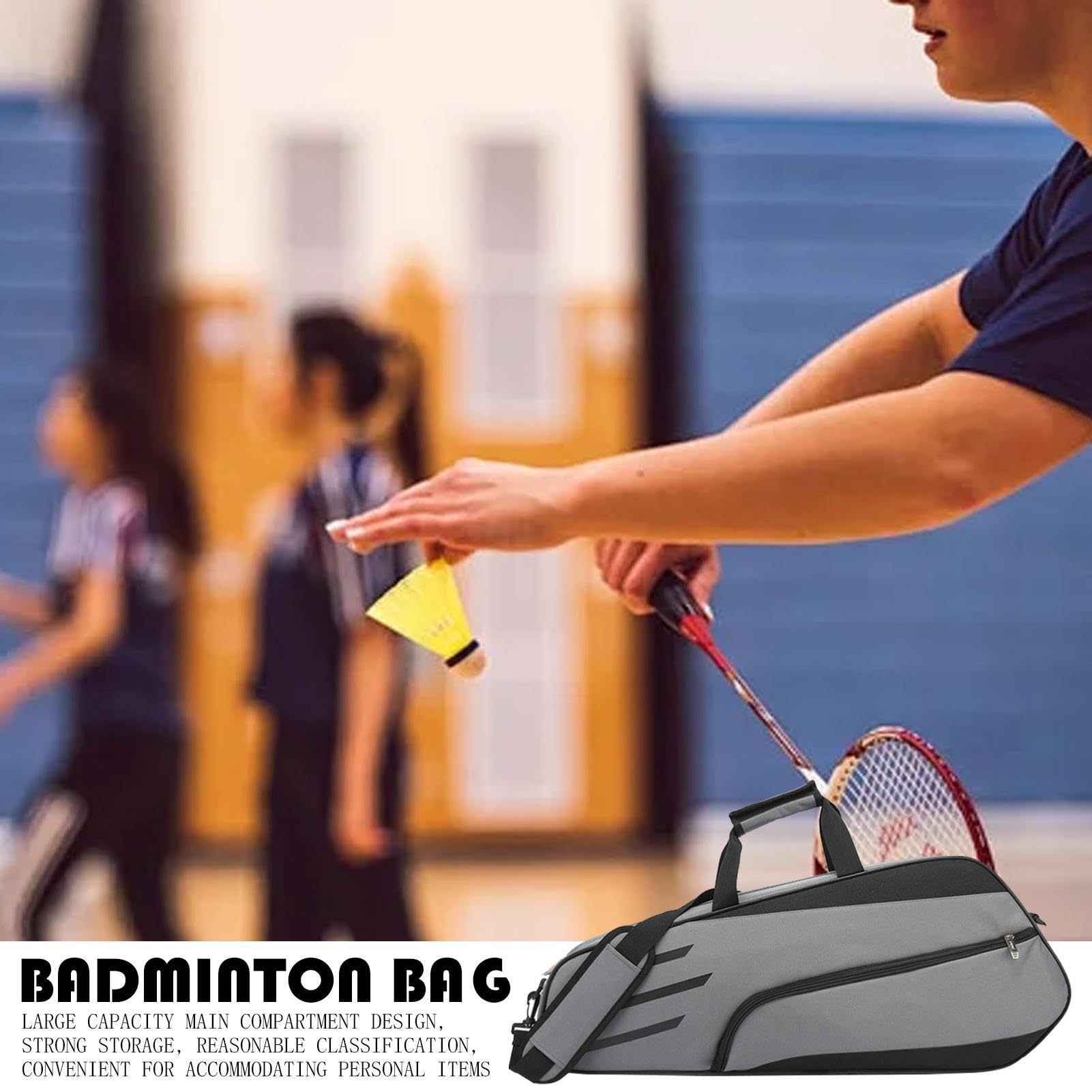 Borsa per racchette da badminton - Portapacchi impermeabili, viaggi sportivi | Conservazione ergonomica per attrezzature da tennis per giovani uomini donne adulti allenamento all'aperto partite di