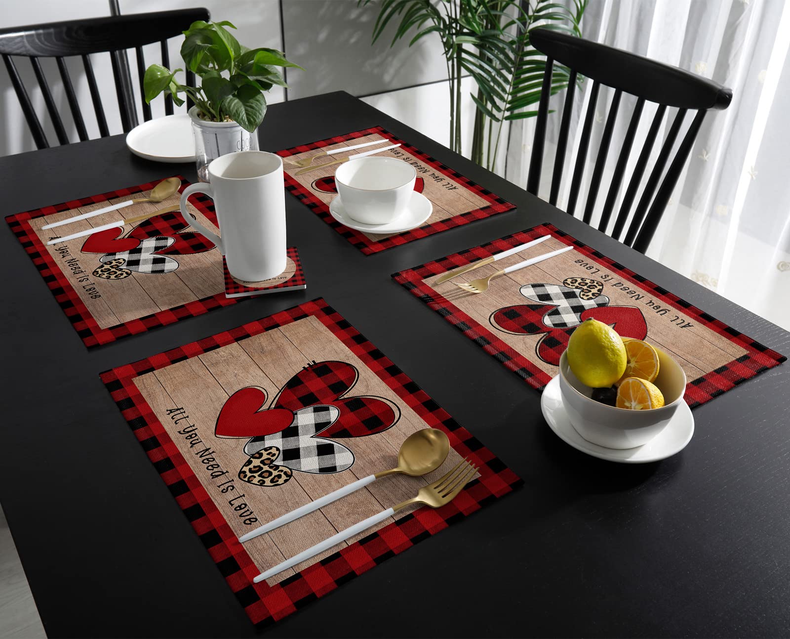 Square Wooden Placemats