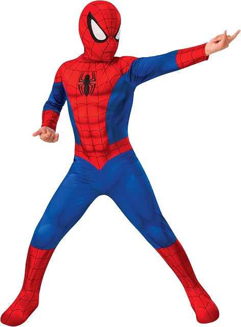 Rubies - Oficjalny SPIDER-MAN - Klasyczne przebranie Spider-Mana 7-8 lat