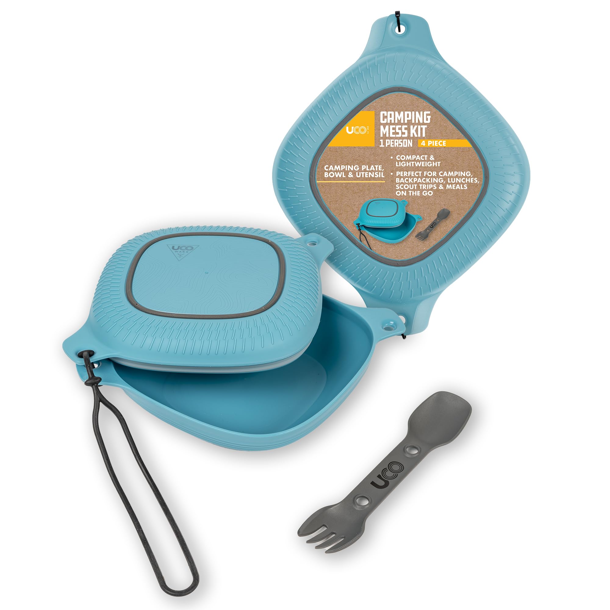 UCOアウトドア登山キャンプ食器セット Amazon | Lasuki (ラスキ) UCO 男女兼用 ランチボックス ブルー