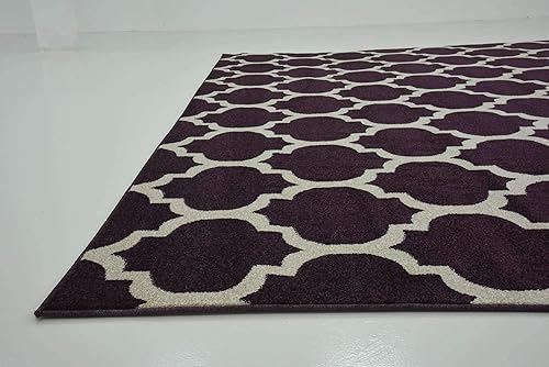 Vista 169 de Unique Loom Trellis Collection - Alfombra estilo marroquí de enrejado gris oscuro (8' 0 pies x 11' 0 pies)