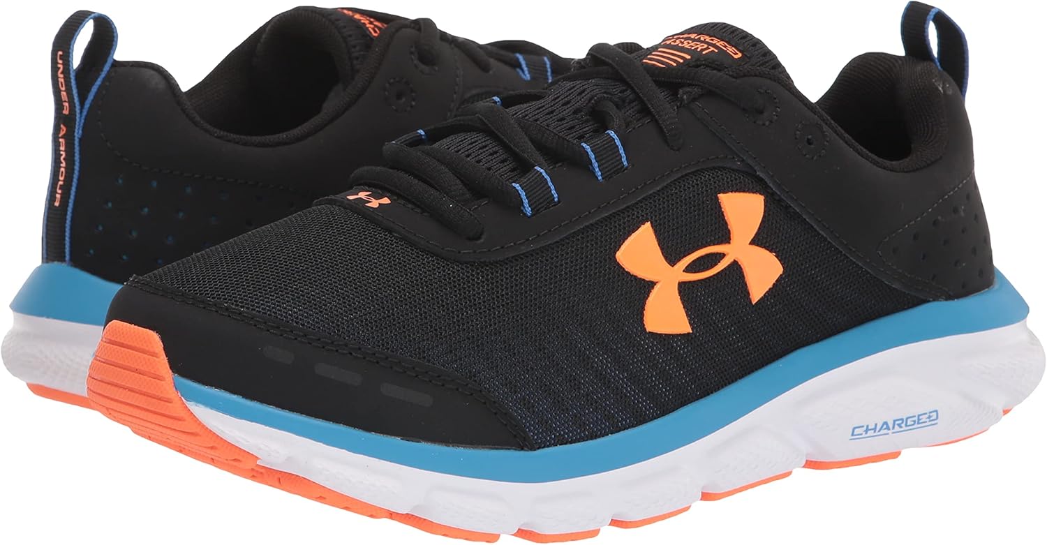 Under Armour Men's Charged Assert 8 Running Shoe 12 Black/White