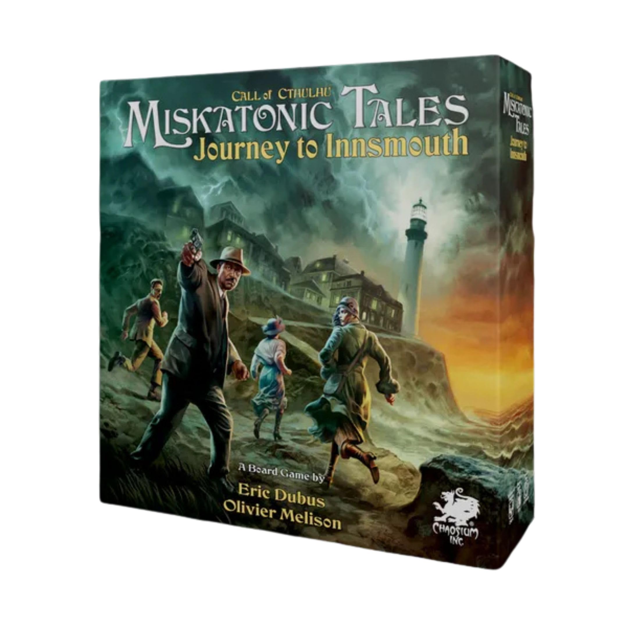 Chaosium Inc. | Call Of Cthulhu: Miskatonic Tales: Journey To Innsmouth | Cooperative Narrative Board Game, Mythos Investigation Adventure With Branching Story | Cooperative Play | Variable Play Time