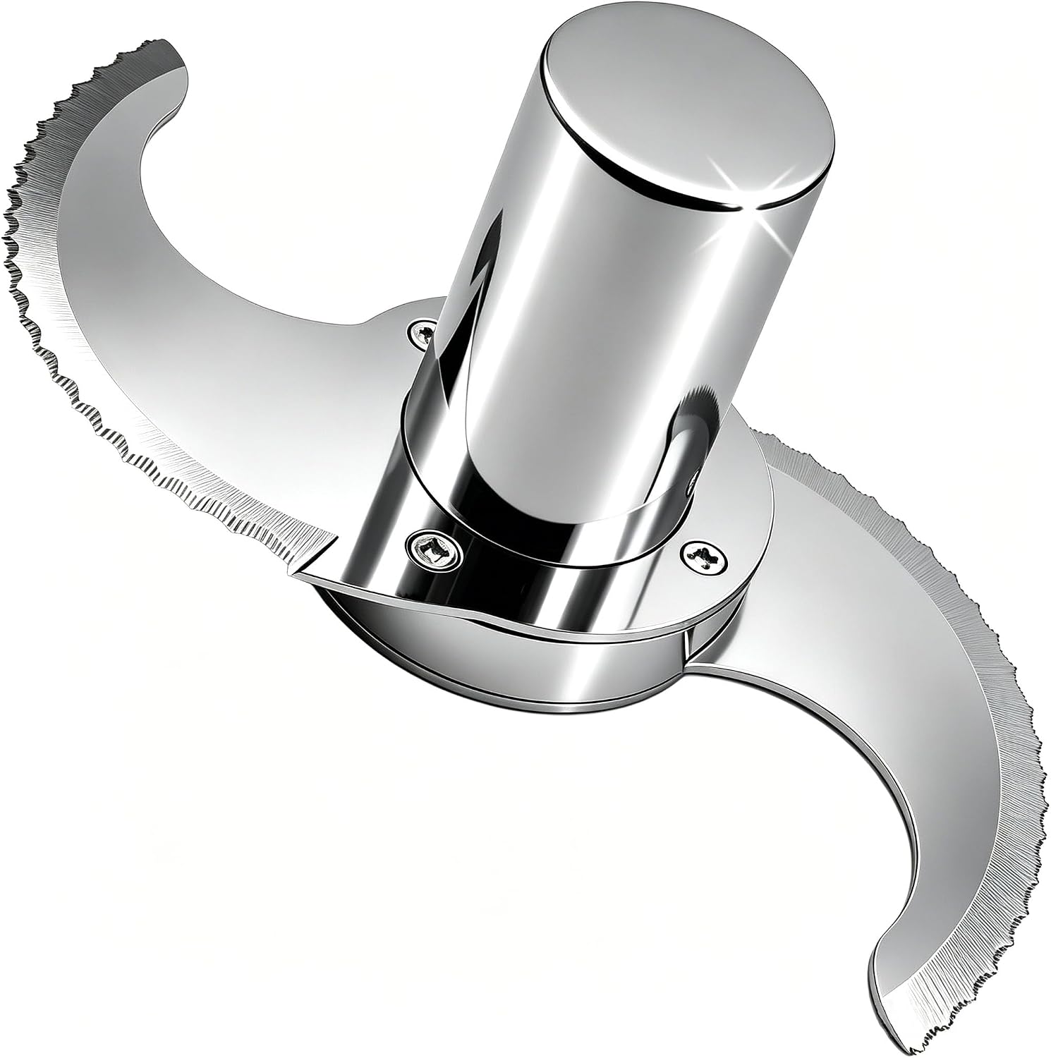 27055 Leakproof Blade for Robot Coupe Food Processor, Serrated Edge