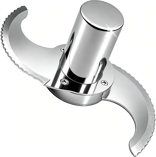 27055 Leakproof Blade for Robot Coupe Food Processor, Serrated Edge | Compatible with R2, R2A, R2B, R2N, R2U, R201, R211 - Resists Cracking, Chipping, Flaking - Modular - Easy to Clean - Durable