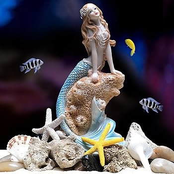 Amazon.co.jp: Whbbbj マーメイドフィギュア、魚飼育用の水槽の