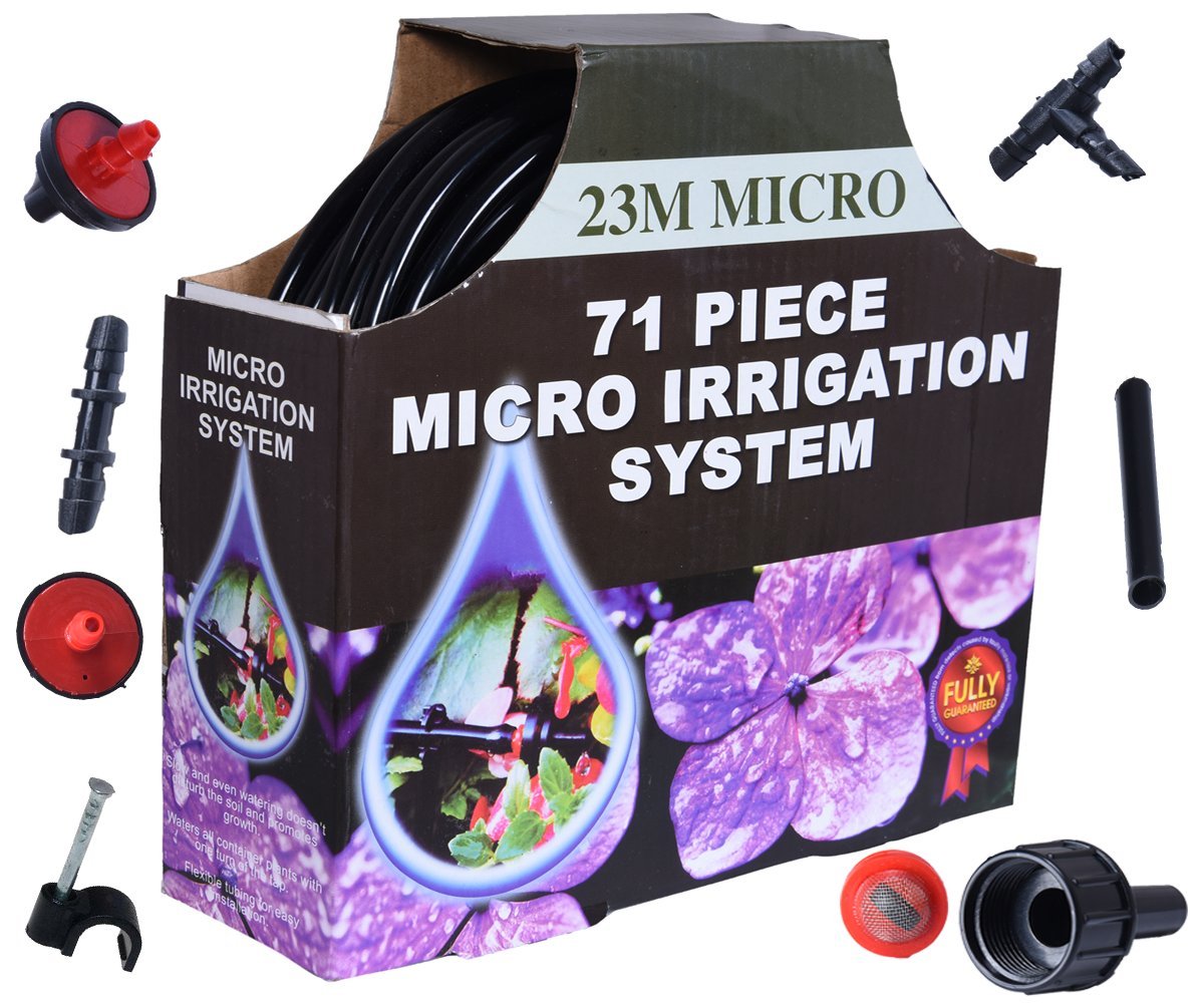 Drip Irrigation Gardeners Micro Drip Kit for 20 Pots DIY Only
