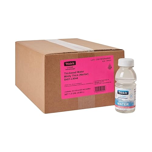 Miniatura 5 de Thick-It Clear Advantage - Agua espesa, consistencia de néctar, botella de 8 onzas (paquete de 24)