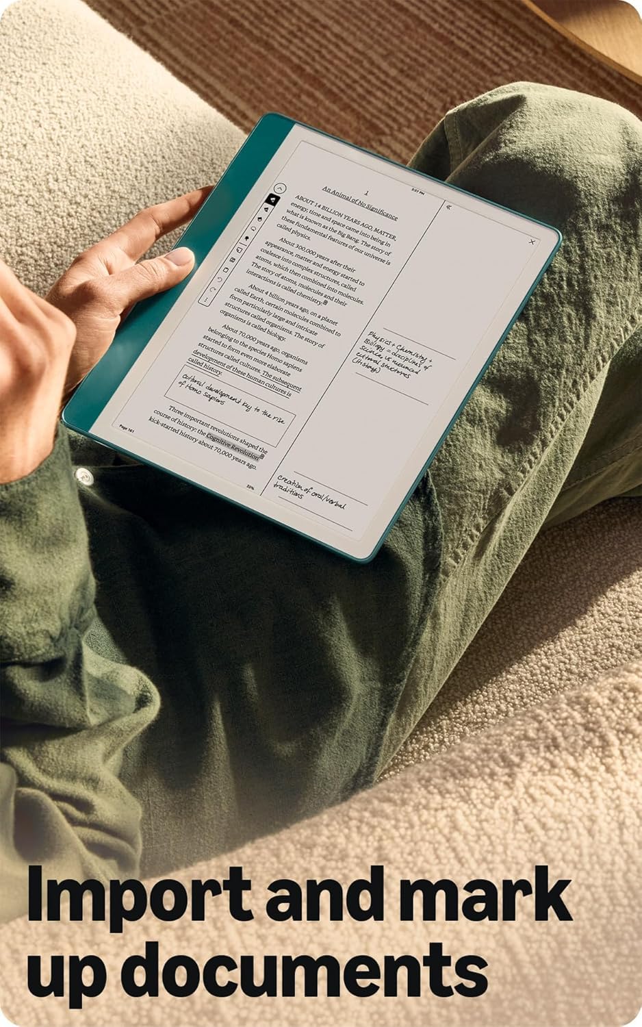 Kindle Scribe (2024) Redesigned display with uniform borders. Now