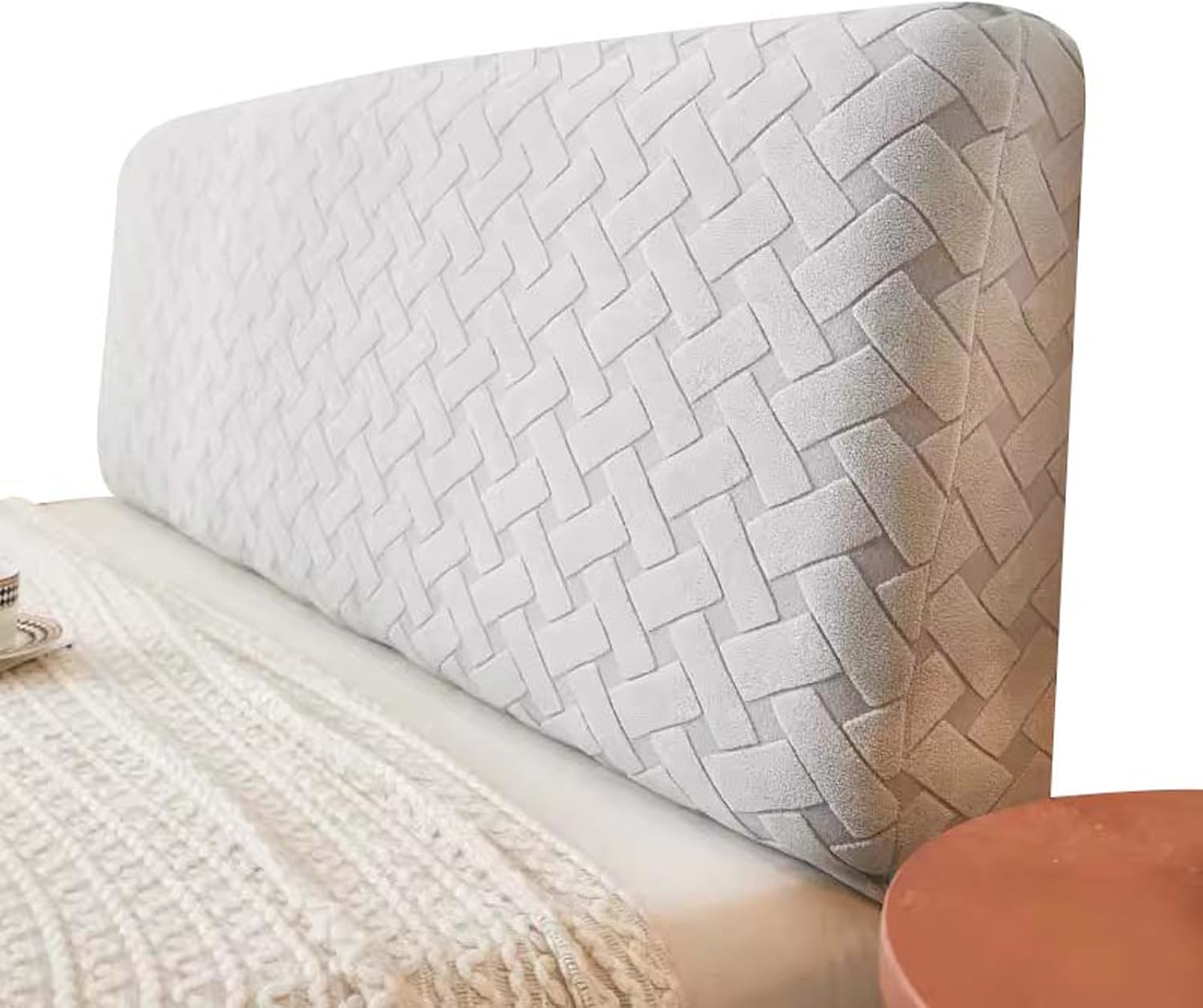 UYSELA Headboard Slipcover for Single/King/Double, Velvet Headboards Covers Slipcover, Stretch Bed Headboard Cover Headboard Protector Cover, 200cm/78in