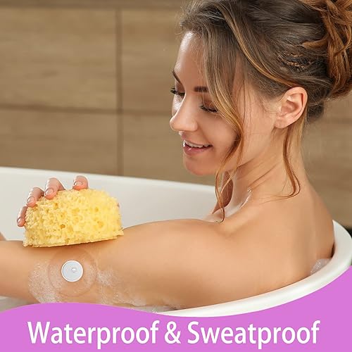 Miniatura 2 de HONYOU 60 unidades de parches adhesivos impermeables para sensores CGM, protectores de sensores Freestyle de 14 días y Libre 3 Plus, cinta adhesiva