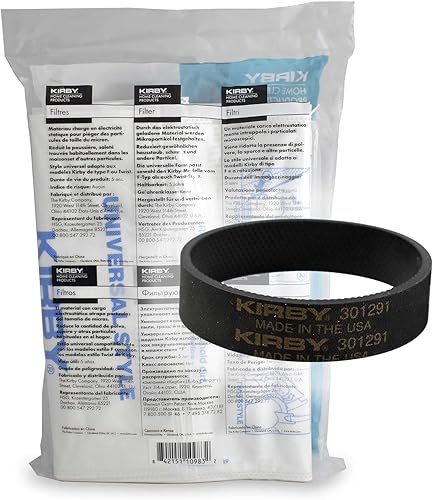 Miniatura 2 de Kirby Paquete de 6 bolsas de filtro HEPA para reducción de alérgenos  Parte #204811  Reemplazo OEM para aspiradoras Kirby Plus Belt estilo F y