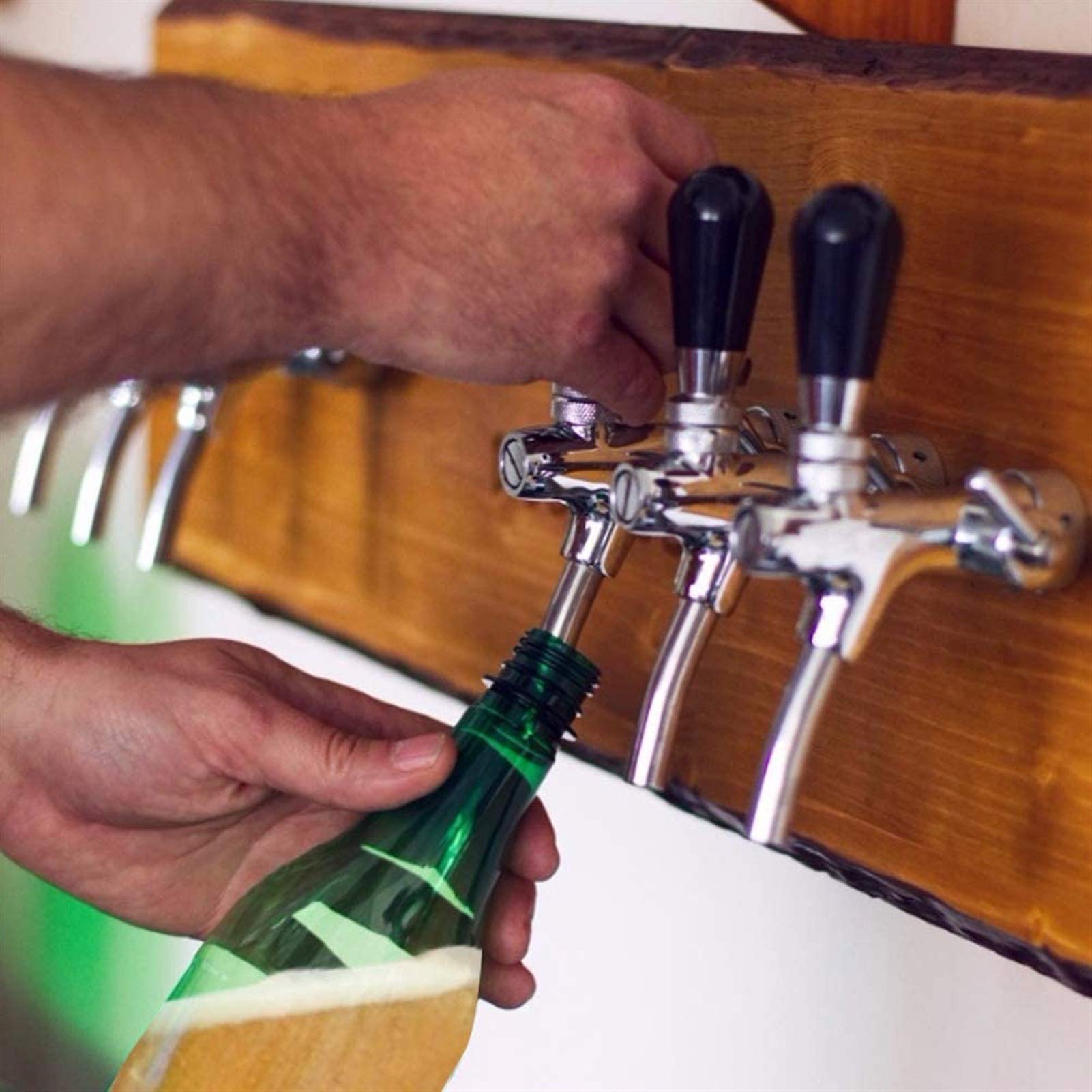 Tocca di birra Nuovo rubinetto di controllo della velocità di rubinetto della birra regolabile con lo strumento di birra della barra della barra della barra della barra di 4 pollici ( Color : Silver )