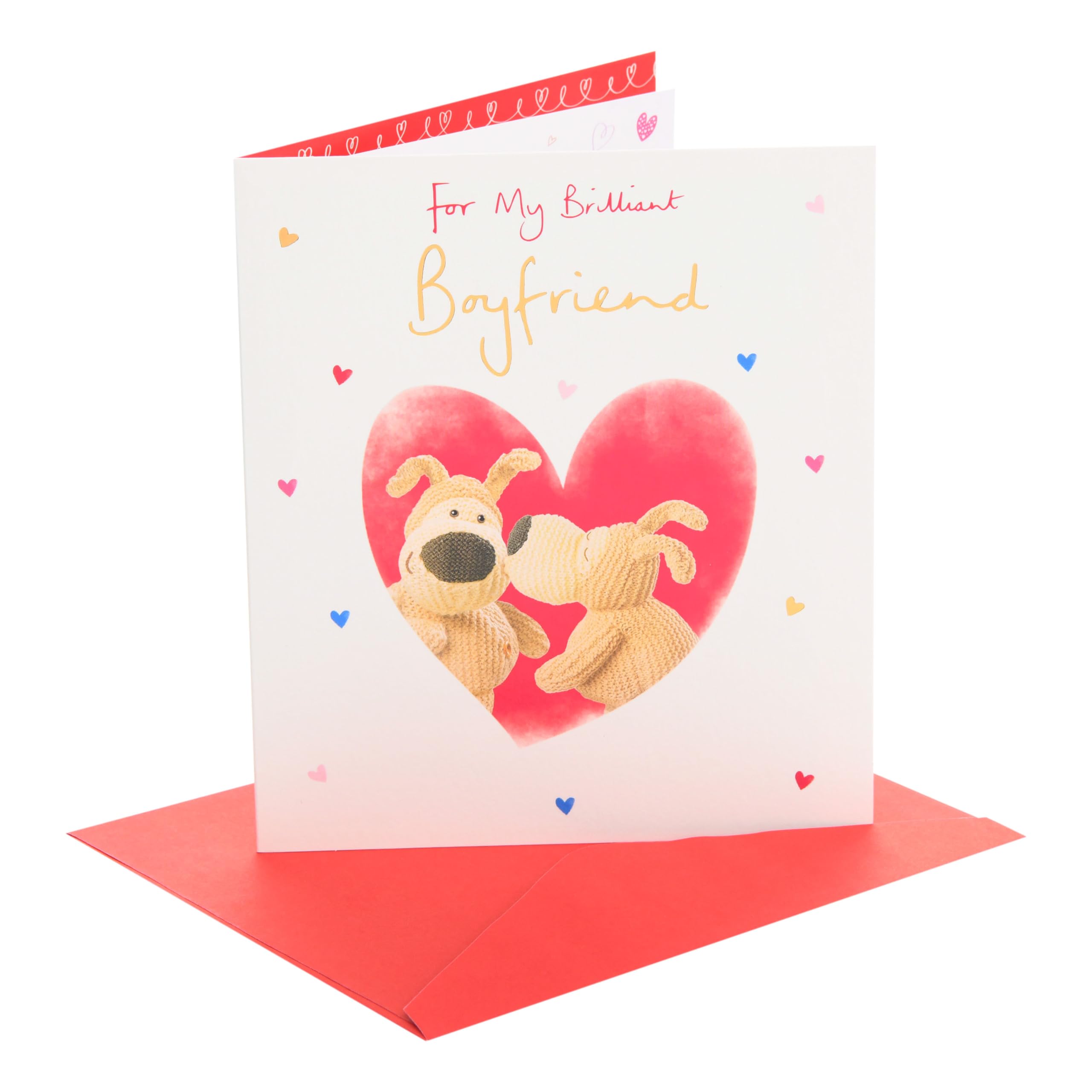 Boofle | Valentine's Day Card for Boyfriend | Cute Design | With Envelope