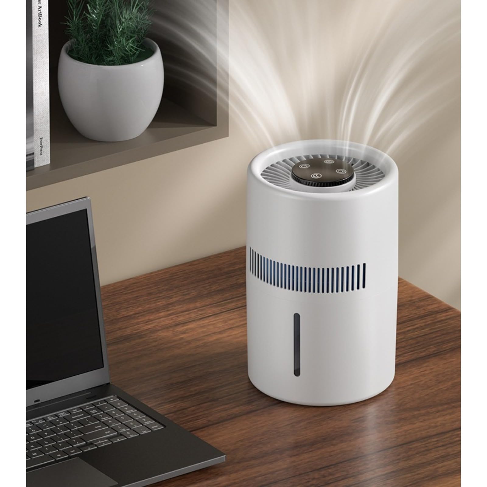 Osmo AirMistify Pro Luftreiniger & Luftbefeuchter (4L), 99,9% Allergen-Reduktion, Leiser Nachtmodus, gegen Tierhaare, Staub, Pollen und Rauch für Schlafzimmer, Büro