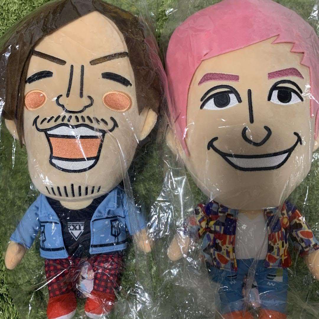 【限定1セット】 　 EXIT 　　 　　　リンタロー　兼近　ぬいぐるみ Amazon.co.jp: EXIT BIGぬいぐるみ りんたろー 兼近大樹 セット