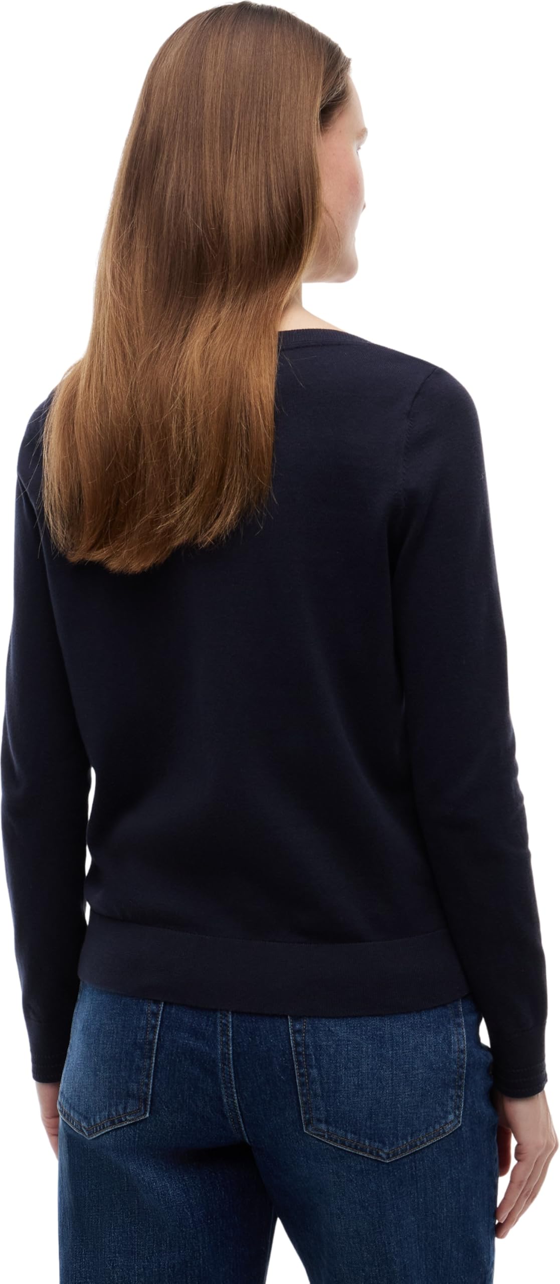Tommy Hilfiger Damen Pullover Co Jersey Stitch Sweater U-Boot-Ausschnitt