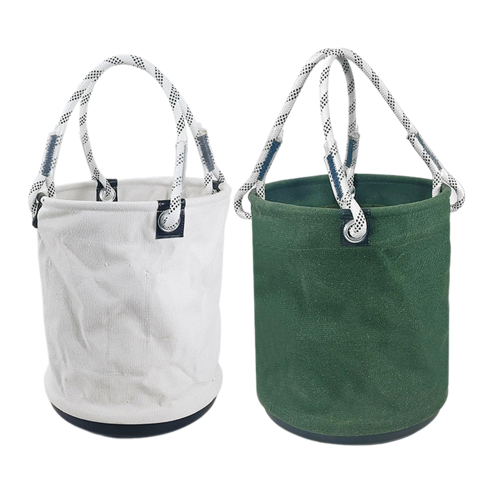 Cubo de lona para herramientas, organizador de herramientas para camión con cubo inferior, bolsa de herramientas para tienda y trabajo