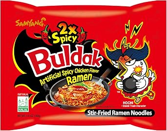 Samyang Hack Buldak Bokeum Ramen 5Pcs Hot Spicy Fire Noodle Spiciest Standard Shipping