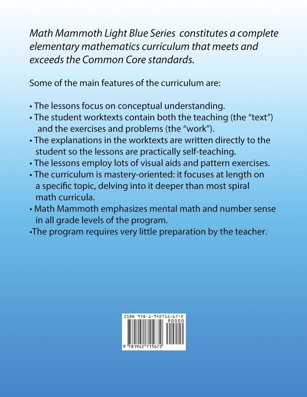 Math Mammoth Grade 5-B Worktext