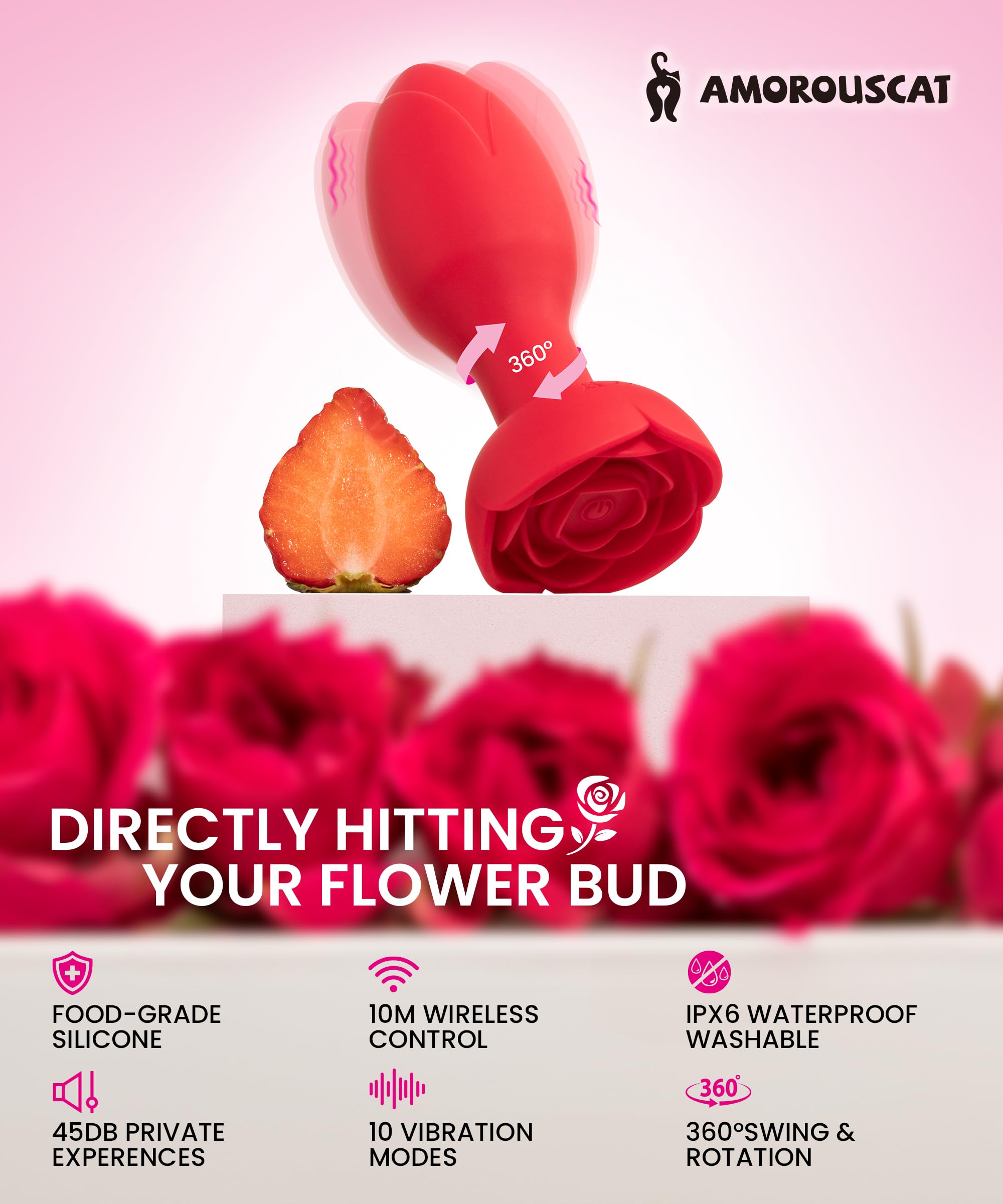 Amazon.com: Rose Anal Plug Vibrator Adult Sex Toys Prostate Massager with Remote Control 10 Modes 360 Swing Rotation Vibration for Men Women Male Female Couple Quiet Pleasure Stimulation : Health & Household Amazon.com: Rose Anal Plug Vibrator Adult Sex Toys Prostate Massager with Remote Control 10 Modes 360 Swing Rotation Vibration for Men Women Male Female Couple Quiet Pleasure Stimulation : Health & Household