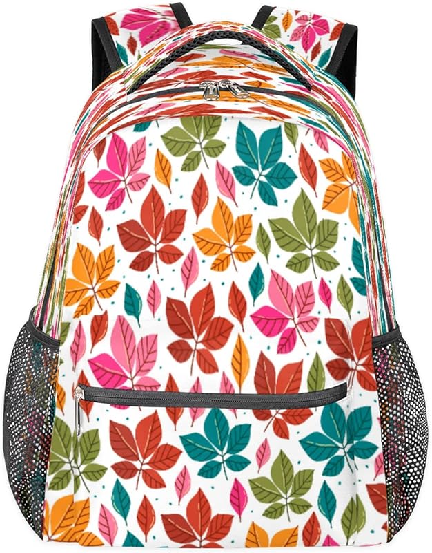 Mochilas para adolescentes meninas meninos mochila de viagem de outono colorida para mulheres homens, bolsas de livro de folha de bordo mochilas universitárias para escola, trabalho laptop mochilas resistentes à água mochila para caminhadas, Multicor, Medium em oferta na Shopee Mochilas para adolescentes meninas meninos mochila de viagem de outono colorida para mulheres homens, bolsas de livro de folha de bordo mochilas universitárias para escola, trabalho laptop mochilas resistentes à água mochila para caminhadas, Multicor, Medium em oferta na Shopee