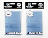 Pro Support 400 Premium Ultra Clear Standard Size Card Sleeves. Perfect for Double-sleeving and Compatible with Pokemon Cards and Magic The Gathering
