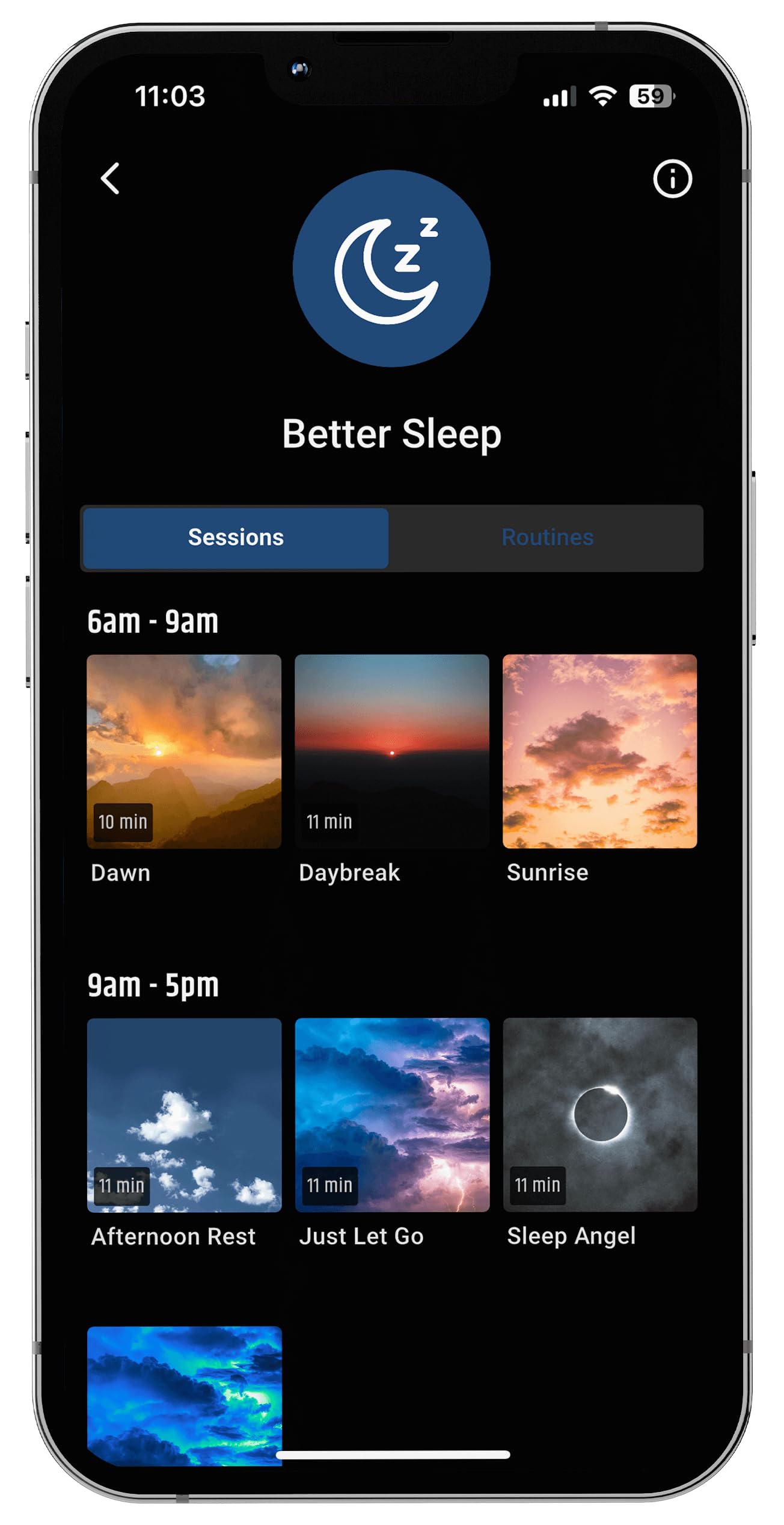 Licht- und Sound-Wellness-Gerät mit App für Entspannung, Fokus und Achtsamkeit