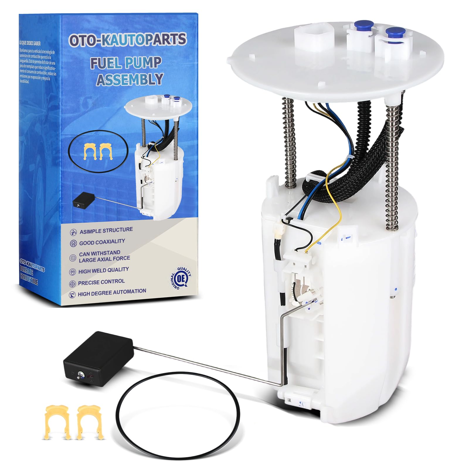 OTO-K Electric Fuel Pump Module Assembly Compatible with Toyota Sequoia 2008-2022,Tundra 2007-2021 4.6L 5.7L Gas 4 Pins