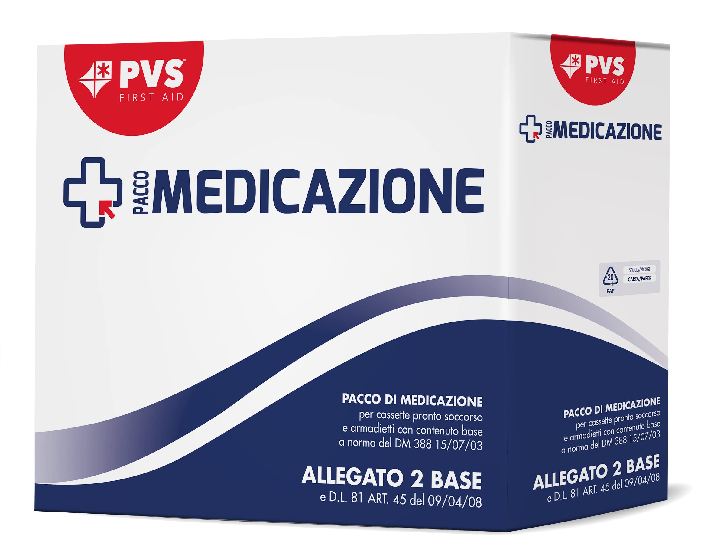Gima Pacco Reintegro per Kit Pronto Soccorso, con Prodotti Medicali Utili in Diverse Situazioni di Emergenza (Confezione da 2)