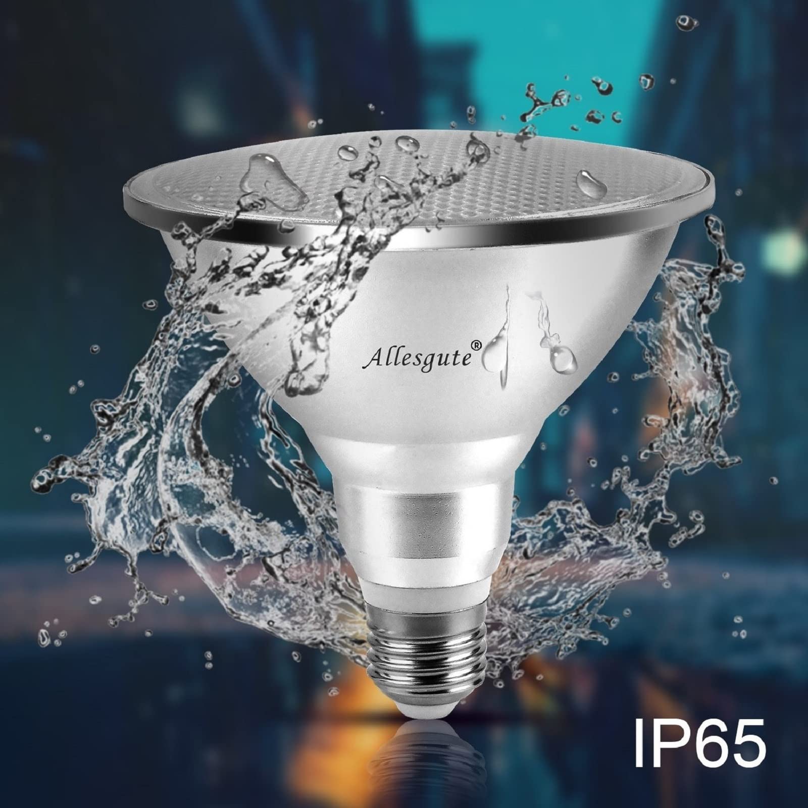 15W, E27 Par38 Led Blanc Chaud, Imperméable À L Eau
