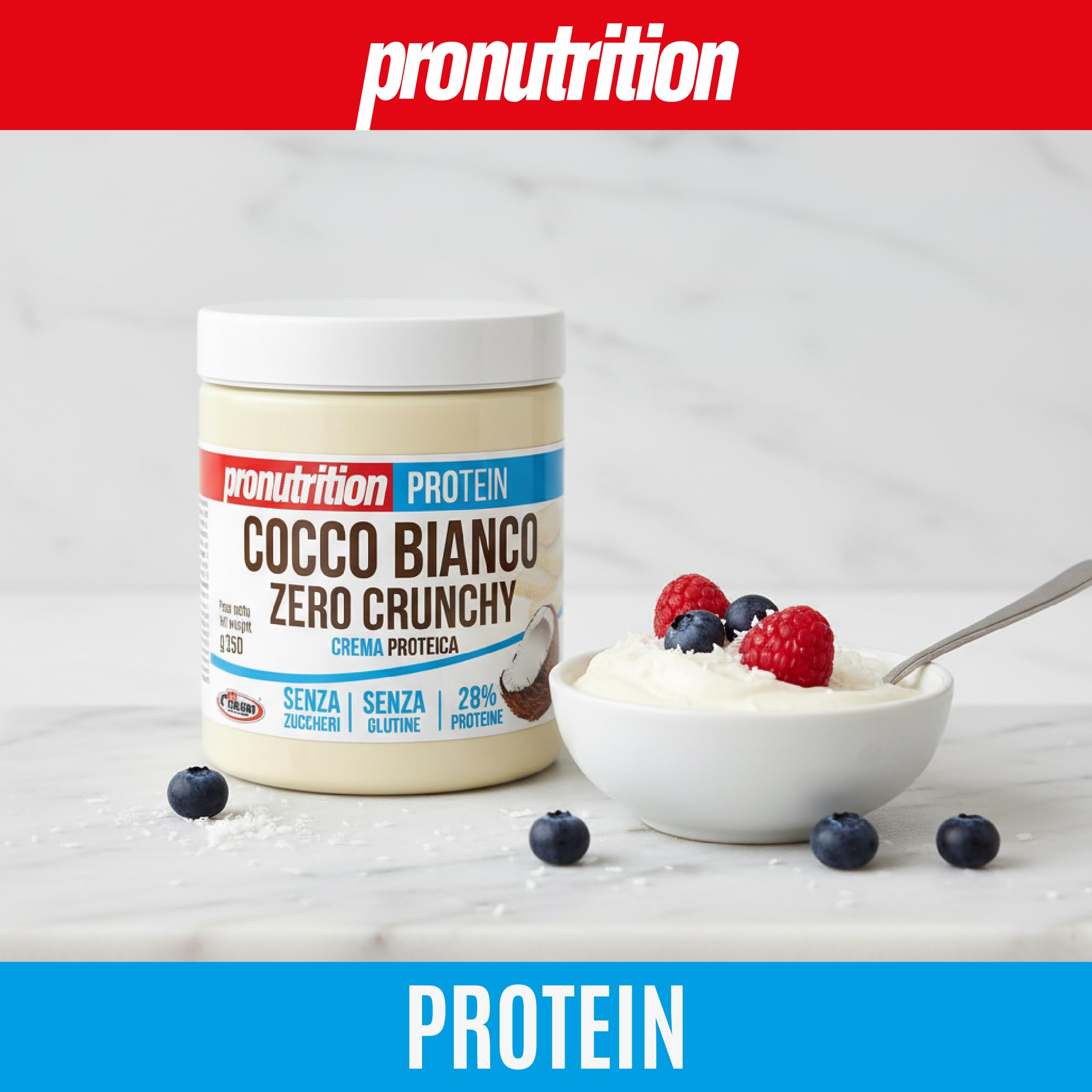 Pro Nutrition - Cocco Zero 350 grammi - Biancococco Crunchy