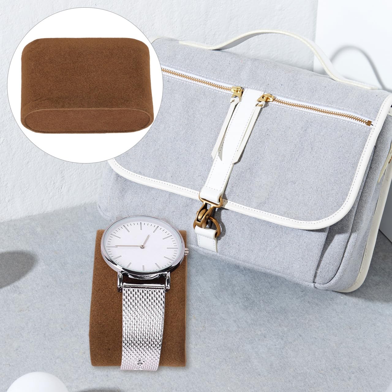 Holibanna 6 Almohadillas Para Relojes De Pulsera Cojines Pequeños Para Exhibir Y Guardar Relojes En Cajas Y Estuches De Joyas